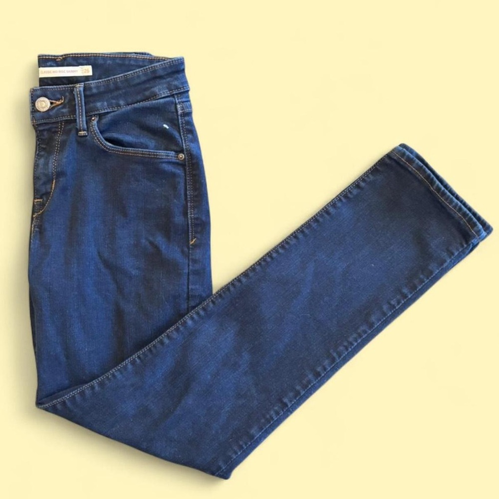 Levi's Women's Skinny Jeans in Deep Blue Wash